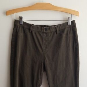 Uniqlo army green jeggings